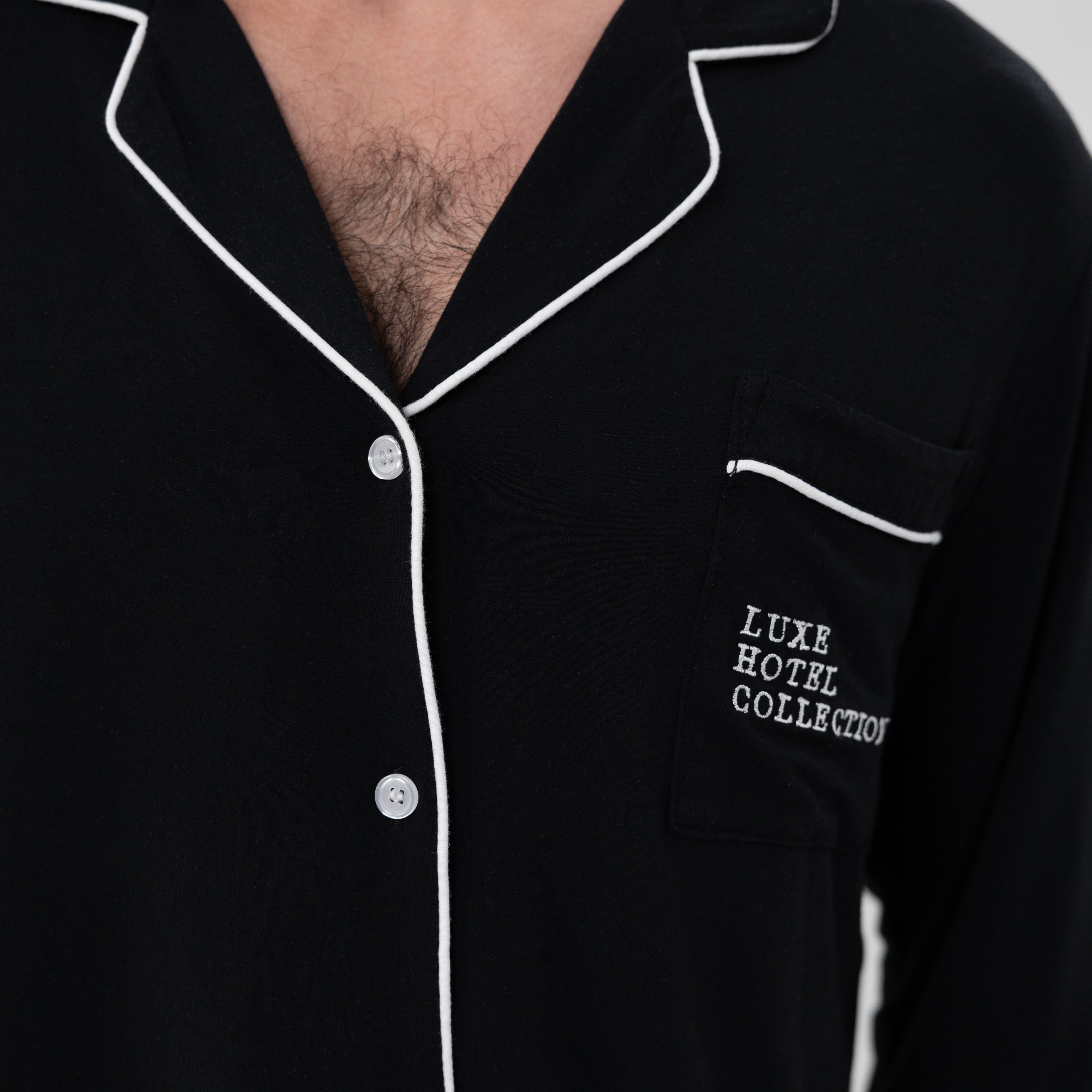 Men's Luxe Bamboo Long PJ Set